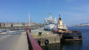 St Malo Marina takes Cruise ships, French navel and Nato ships